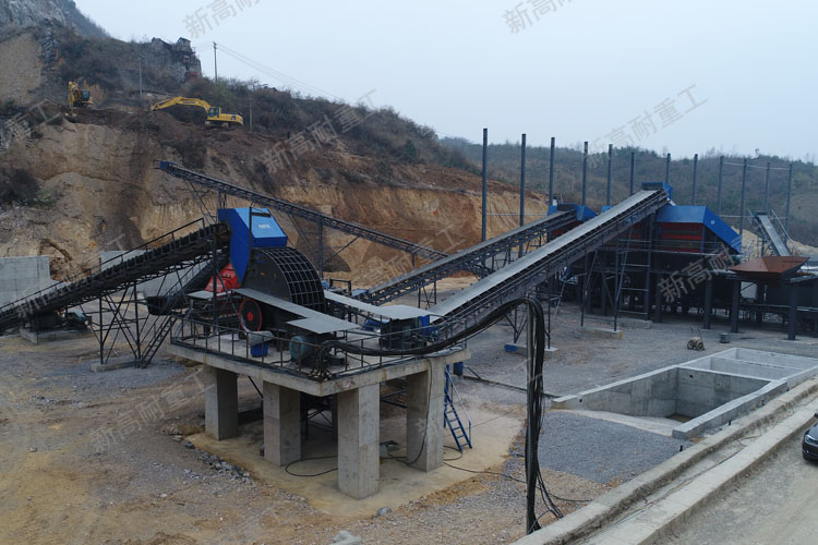 河南省平顶山市石龙区时产500吨砂石料生产线