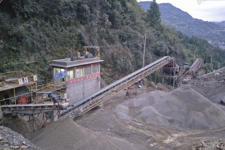 广西省中交一公局时产600吨精品砂石料生产线
