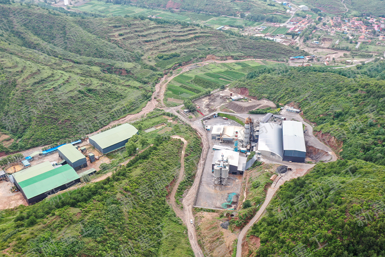 山西吕梁交城县时产1500吨石灰岩生产线