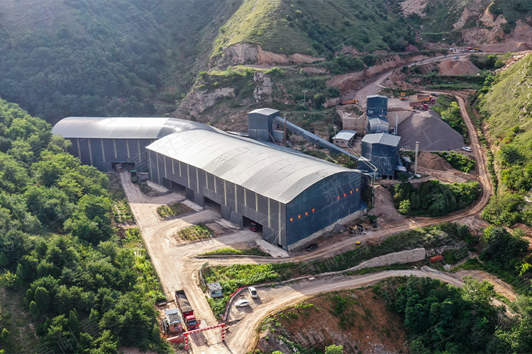 山西运城平陆县时产700吨石灰石生产线