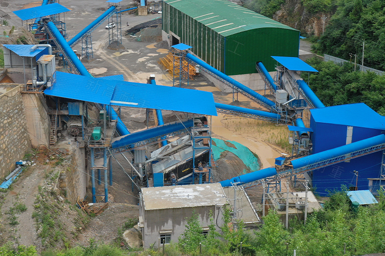 湖北巴东县时产850吨石灰石生产线