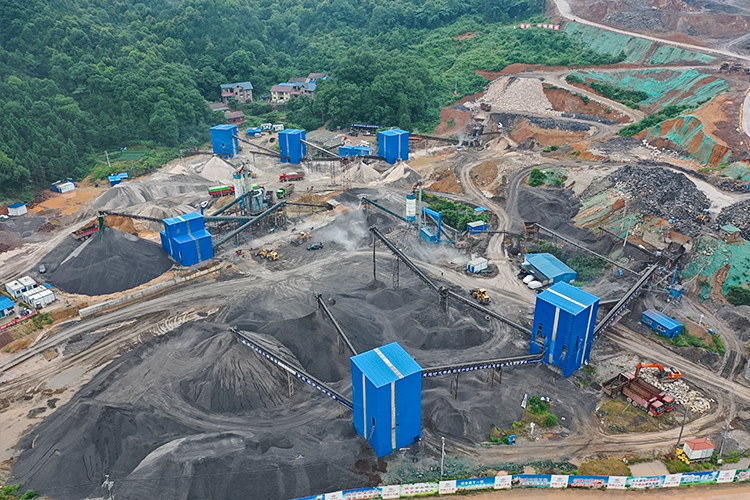 湖南省怀化市时产800吨石灰石生产线